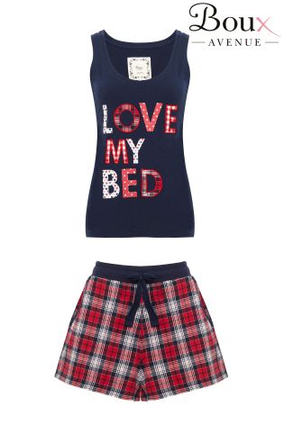 Boux Avenue Love My Bed Vest And Short